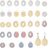 30Pcs 304 Stainless Steel Pendant STAS-CA0001-76-1