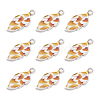 Alloy Enamel Pendants PALLOY-TAC0009-25P-E-2