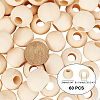 ARRICRAFT Natural Unfinished Wood Beads WOOD-AR0001-05-2