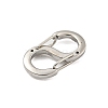 Non-Tarnish 304 Stainless Steel S Shaped Carabiner STAS-P358-01B-P-2