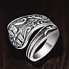 Adjustable Brass Finger Rings for Men PW-WG5A10A-01-4