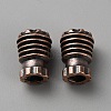 Brass EDC European Beads KK-WH0081-63R-1
