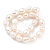 Natural Cultured Freshwater Pearl Beads Strands PEAR-P062-29F-X-3