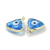 Handmade Evil Eye Lampwork Charms ZIRC-F136-07G-03-3