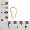 Rack Plating Brass Cubic Zirconia Earring Hooks KK-S374-05G-02-3