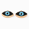 Druzy Resin Pendants RESI-R428-002B-1