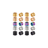 20Pcs 5 Colors 304 Stainless Steel Beads STAS-GA0001-68-7