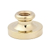 Golden Tone Crown Initial Wax Seal Brass Stamp Heads AJEW-A065-01V-2