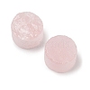 Natural Rose Quartz Cabochons G-K338-39B-02-2