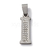 201 Stainless Steel Pendants STAS-Q342-53P-I-1