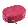 Italian Velvet Double Layers Jewelry Set Storage Zipper Boxes CON-G023-10D-2