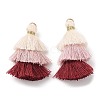 Polycotton Tassel Pendant Decorations GLAA-K060-07KCG-02-1