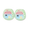 Printed Acrylic Cabochons LS-MACR-C003-28-2