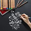 Large Plastic Reusable Drawing Painting Stencils Templates DIY-WH0202-413-7
