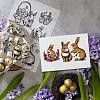Easter Custom PVC Plastic Clear Stamps DIY-WH0618-0135-5