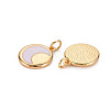 Brass Enamel Pendants KK-S356-588C-NF-2