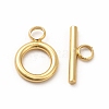 Rack Plating Eco-Friendly Brass Toggle Clasps KK-K165-33-2