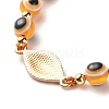 Handmade Polymer Clay Heishi Beads Stretch Bracelets Set BJEW-JB07364-10