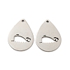 Non-Tarnish 316L Surgical Stainless Steel Pendants STAS-K280-07P-1