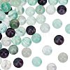 Olycraft 1 Strand Natural Rainbow Fluorite Bead Strands G-OC0002-44-1