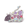 Mushroom with Flower Enamel Pin JEWB-D012-15-1