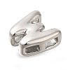 304 Stainless Steel Slide Charms STAS-B075-37P-W-2