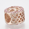 Alloy Rhinestone European Beads MPDL-Q209-056RG-01-2