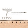 Brass Micro Pave Cubic Zirconia Chain Extender ZIRC-Q022-030P-NR-3