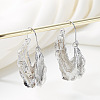 Leaf Alloy Hoop Earrings FS-WGDED3B-02-1