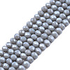 Electroplate Glass Beads Strands LS-EGLA-A044-P8mm-A10-1