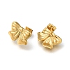 304 Stainless Steel Stud Earrings for Women EJEW-F337-01G-04-2