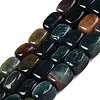 Natural Indian Agate Beads Strands G-T138-108-4