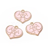 Alloy Enamel Pendants ENAM-H039-03G-F-3