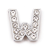 Alloy Slide Charms ALRI-WH0005-09W-P-1