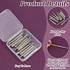 12Pcs Alloy Cord Ends FIND-HY0004-71P-4