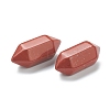 Faceted No Hole Natural Red Jasper Healing Stones G-K034-20mm-10-2