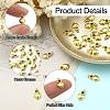 30Pcs Brass Micro Pave Cubic Zirconia Pendants ZIRC-CJ0001-19-6