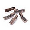Tibetan Style Alloy Glue-on Flat Pad Bails LS-TIBE-4710-R-NR-1