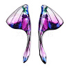 Epoxy Resin Wing Pendants RESI-TAC0021-96B-1