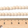 Natural Fossil Beads Strands X-G-K209-05D-4mm-4
