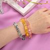 7Pcs 7 Styles Chip Natural & Synthetic Gemstone Beaded Stretch Bracelets Sets BJEW-SZ0001-39-5