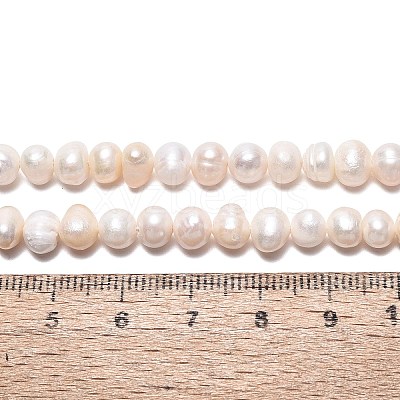 Natural Cultured Freshwater Pearl Beads Strands PEAR-N013-05H-01-1