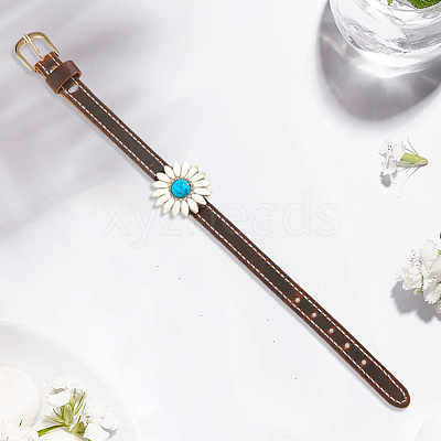 Leather Cord Bracelets BJEW-CL0001-44B-1