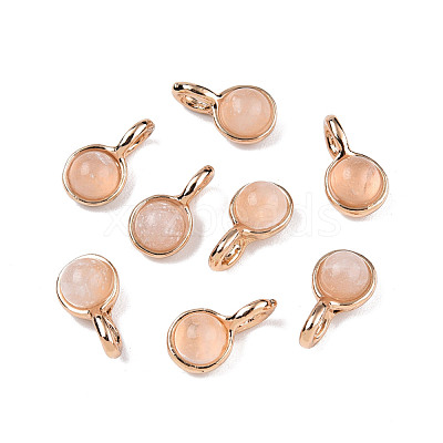 Natural Rose Quartz Charms G-N326-141D-1