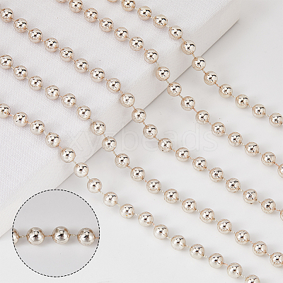 ABS Plastic Imitation Pearl Bead Chain KY-WH20006-09A-1