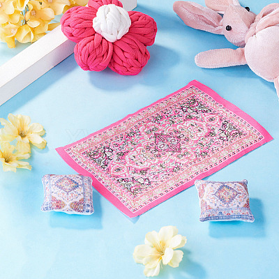 Turkish Style Mini Nylon Carpets AJEW-TA0003-66D-1