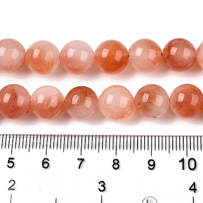 Dyed Natural White Jade Beads Strands G-T138-10mm-210-29-1