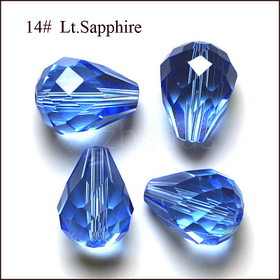 Imitation Austrian Crystal Beads SWAR-F062-8x6mm-14-1