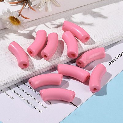 Opaque Acrylic Beads SACR-S677-025-1