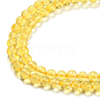 Natural Amber Beads Strands G-L584-02-01-1